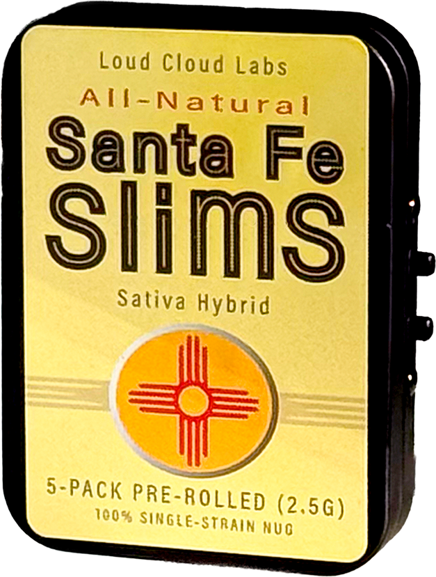 Santa Fe Slims 5-pack pre-rolled tin by Loud Cloud Labs — Albuquerque dispensary
